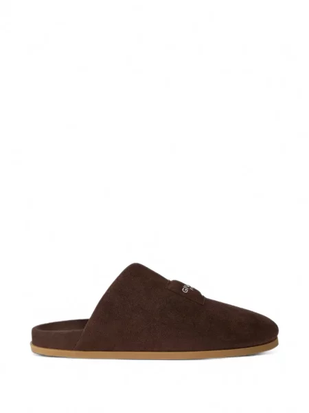 Papuci tip mules Givenchy din piele de căprioară maro