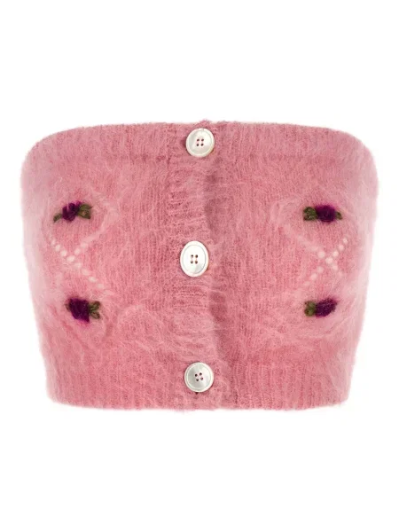 Top Alessandra Rich różowy