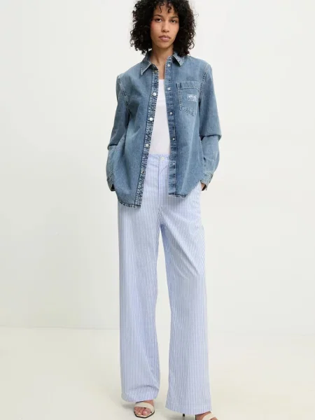 Классическая ошейниковый рубашка Moschino Jeans