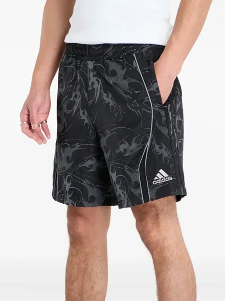 Top sport Adidas cu dungi de catifea cord tenis albastru