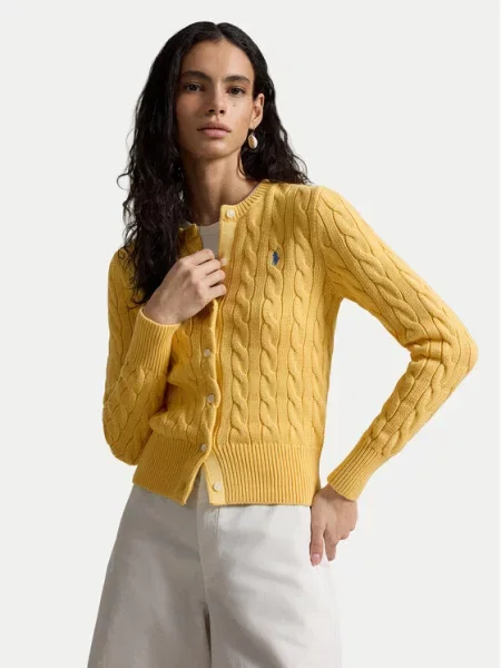 Polo Ralph Lauren Geacă tricotată galben