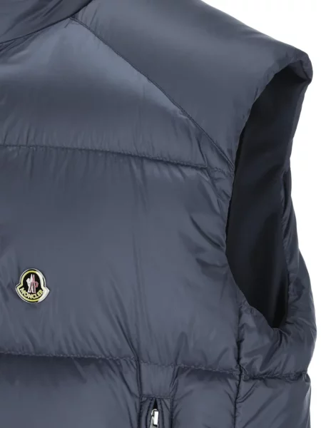 Пухен елец Moncler Tibb синьо