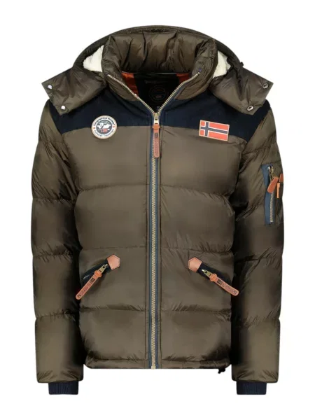 Codzienna kurtka GEOGRAPHICAL NORWAY CELIAN KAKI DB zielona