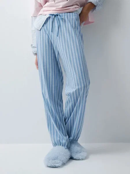 Women'secret pyžamové nohavice dámske modrá