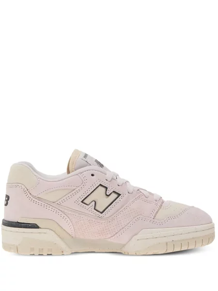 Sneakersy New Balance 550 zamszowe różowe
