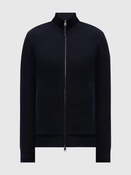 Спортивна куртка з кашеміром Moncler синя