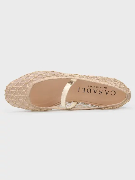 Балетки Casadei бежевые