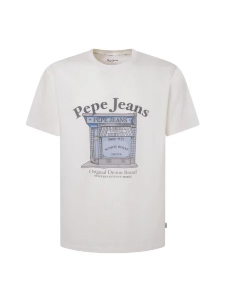 Tricou Pepe Jeans alb