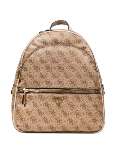 Batoh GUESS Manhattan II Large Backpack Latte Logo Universal béžový