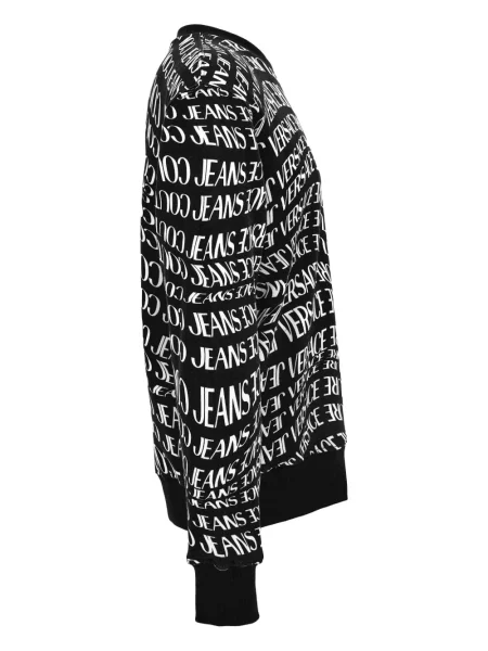 Hanorac Versace Jeans Couture cu imagine negru