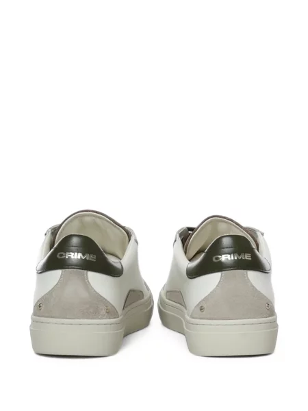 Sneakers Crime London με κορδόνια με δαντέλα λευκό
