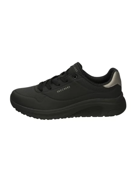 Sneakersy Skechers zamszowe czarne