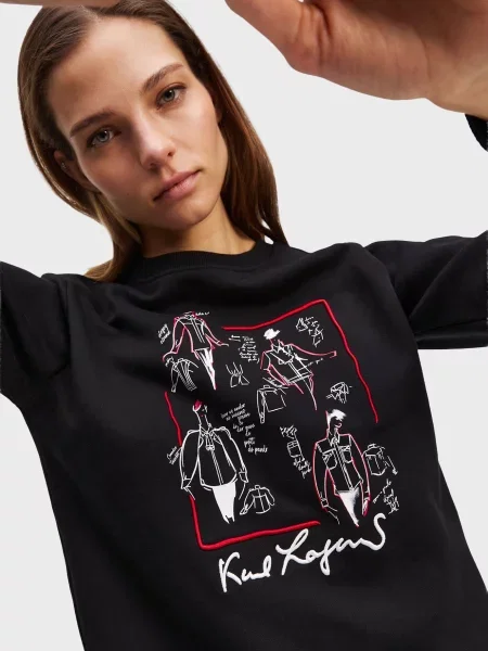 Свитшот Karl Lagerfeld черный