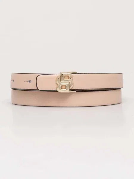 Кожен с две лица BOSS дамски бежово