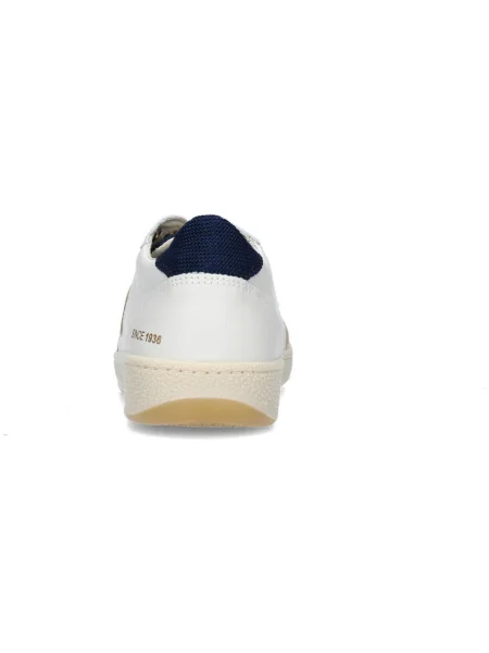 Blauer Sneakers Écru bej