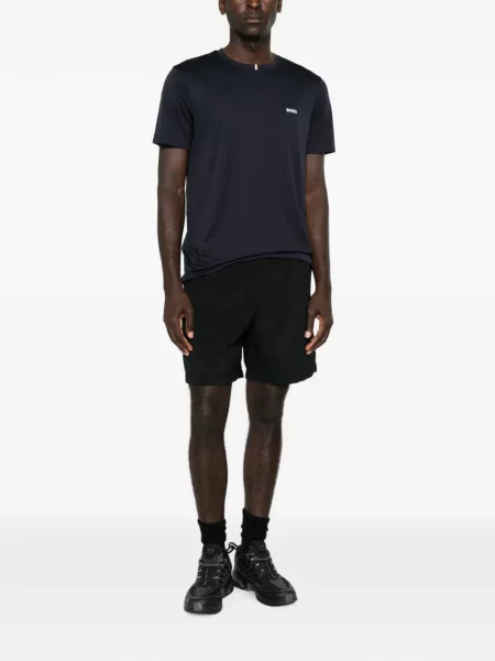 Scurt tricou Boss cu imagine albastru