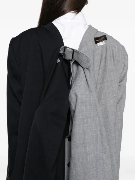 Geacă Comme Des Garçons în carouri gri