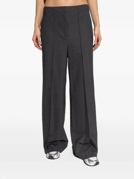 Pantaloni Rag & Bone cu dungi gri