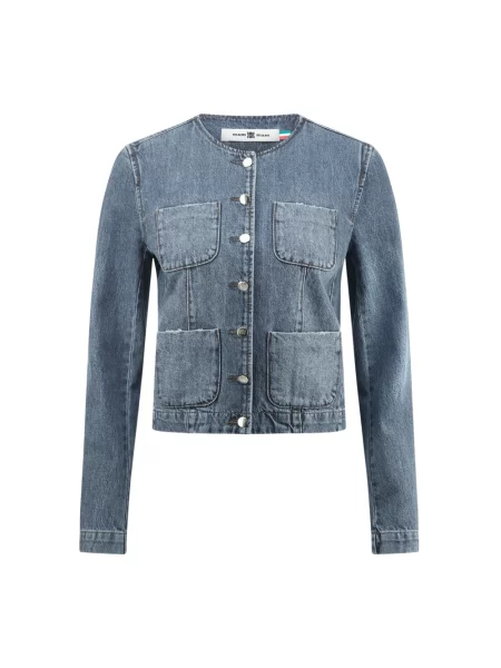 Kurtka jeansowa Riani niebieska
