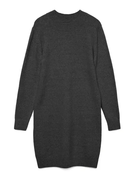 VERO MODA Úpletové šaty VMBOOM tmavě šedá