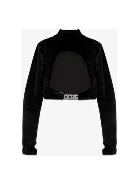 Sweter Gcds z długim rękawem czarny