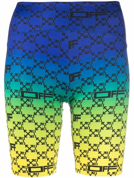 Pantaloni scurți Off-white cu imagine