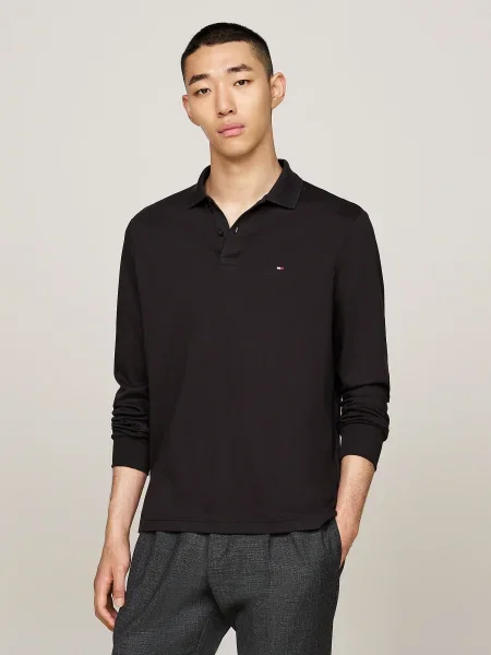 TOMMY HILFIGER Tričko námornícka modrá / brusnicová / čierna biela