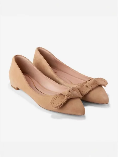 Cole Haan Baleríny BELLPORT BOW' hnědá