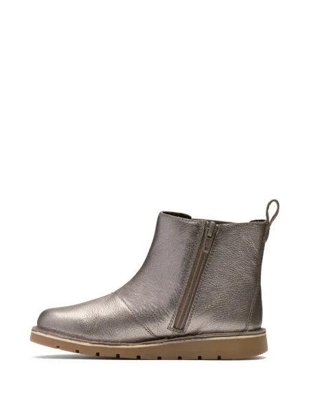 Buty do kostki dziecięce Clarks szare