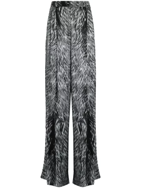 Pantaloni Dolce & Gabbana cu imprimeu abstract negru