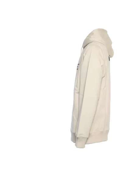 Drole de Monsieur Bluzy Mężczyzna XL Bluza z Kapturem z Napisem beżowy