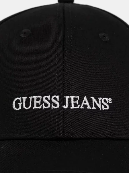 Бейсболка Guess Jeans з аплікацією чорний