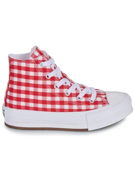 Členkové topánky Converse biela
