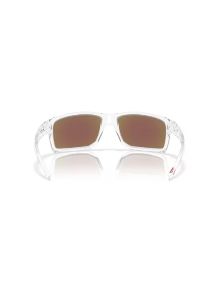 Okulary Oakley Gibston XL Clear z soczewkami Prizm Sapphire Polarized białe