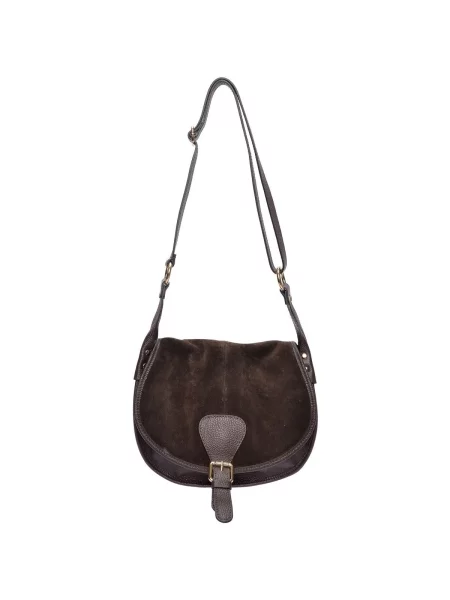 Crossbody kabelka Luisa Vannini hnedá