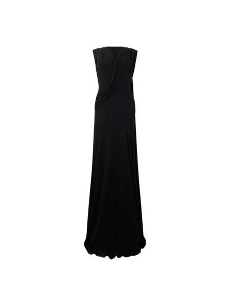 Długa sukienka maxi Alberta Ferretti czarna