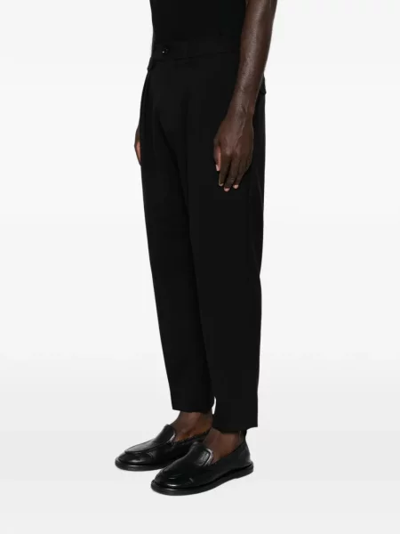 Pantaloni Be Able de lână negru