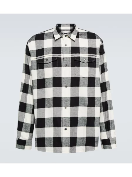 Карирана риза Undercover черно