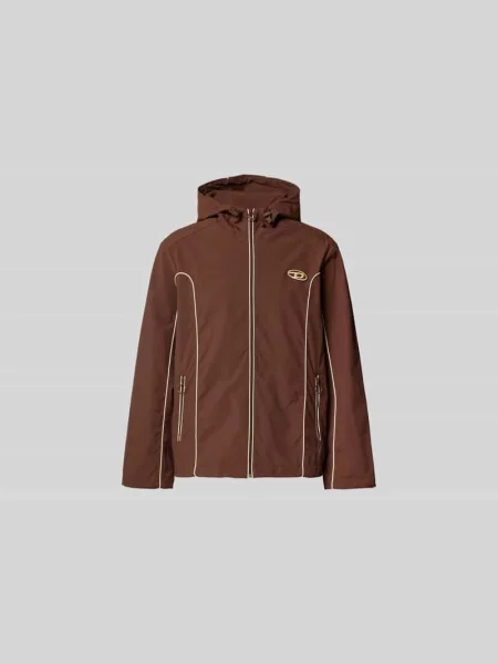 Kurtka o kroju regular fit z naszywką z logo Diesel