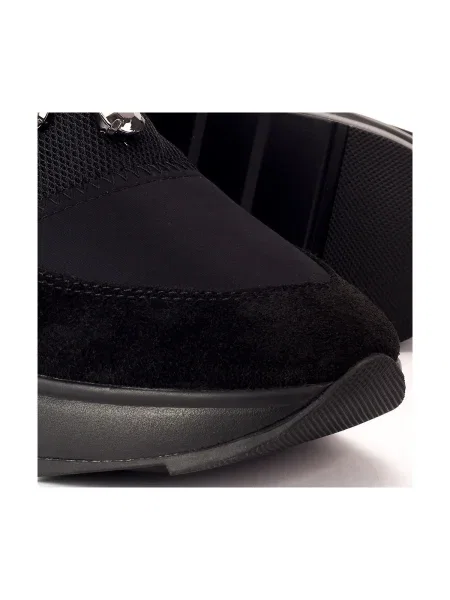 Sneakerși Geox negru