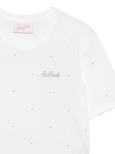 Tricou Mc2 Saint Barth cu imagine alb