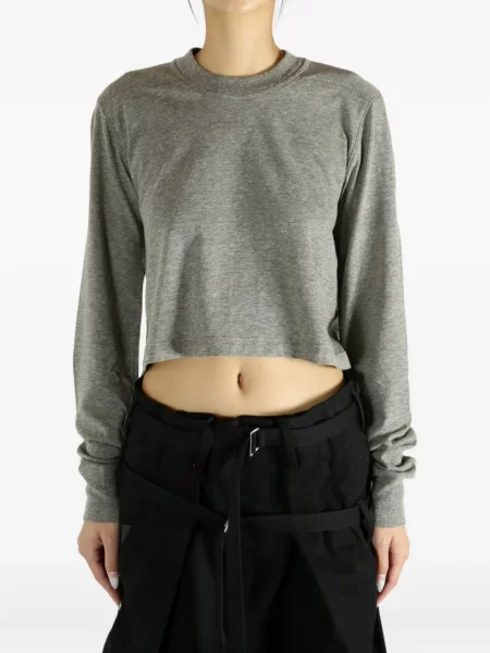 Tricou Rick Owens Drkshdw cu decolteu rotund gri