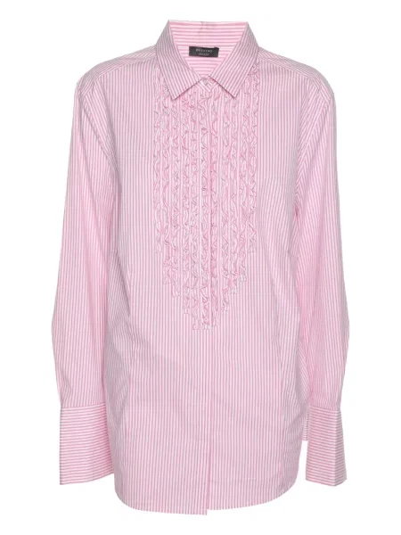 Cămașă Basler cu dungi lungă roz