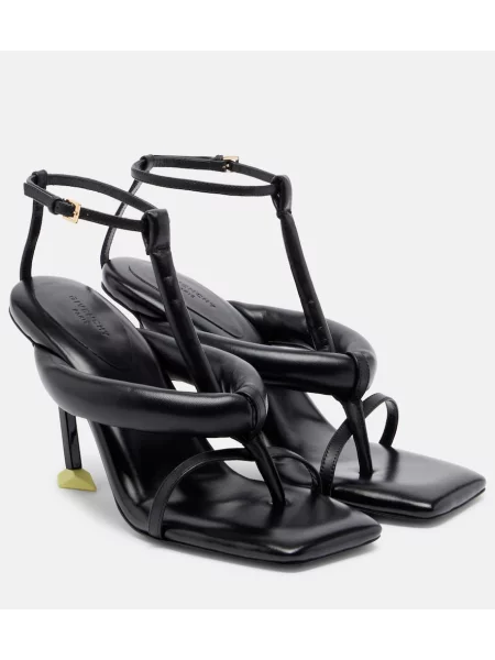 Chiloți tanga Givenchy din piele negru