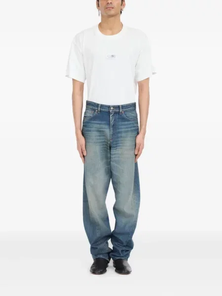 Blugi Mm6 Maison Margiela albastru