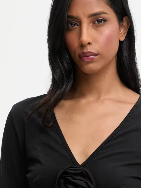 Блузка Answear.LAB однотонна чорний