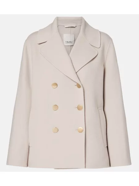 Geacă 's Max Mara de lână bej