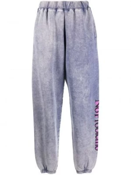 Pantaloni Aries cu imagine violet