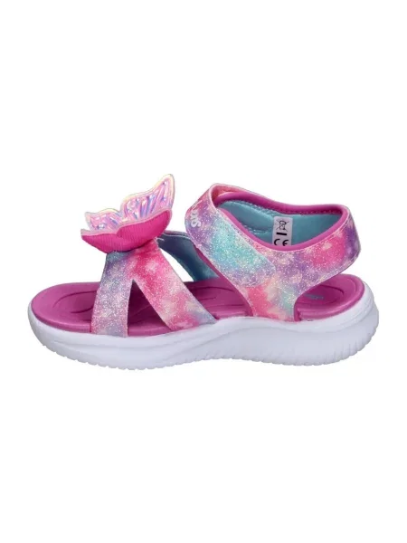 Sandále Skechers ružová