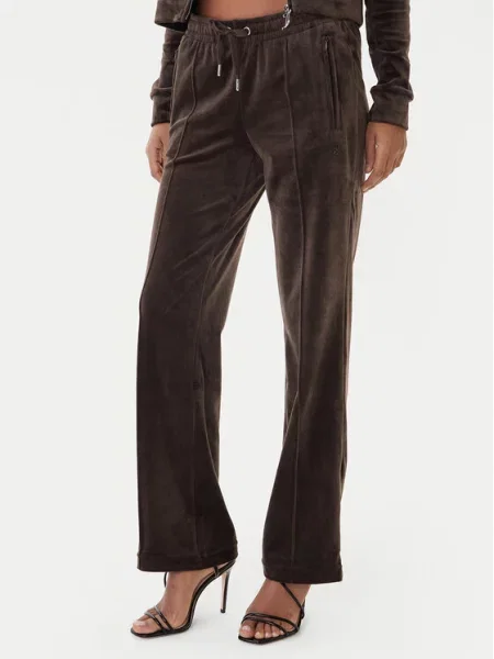 Juicy Couture Spodnji del trenirke Tina rjava